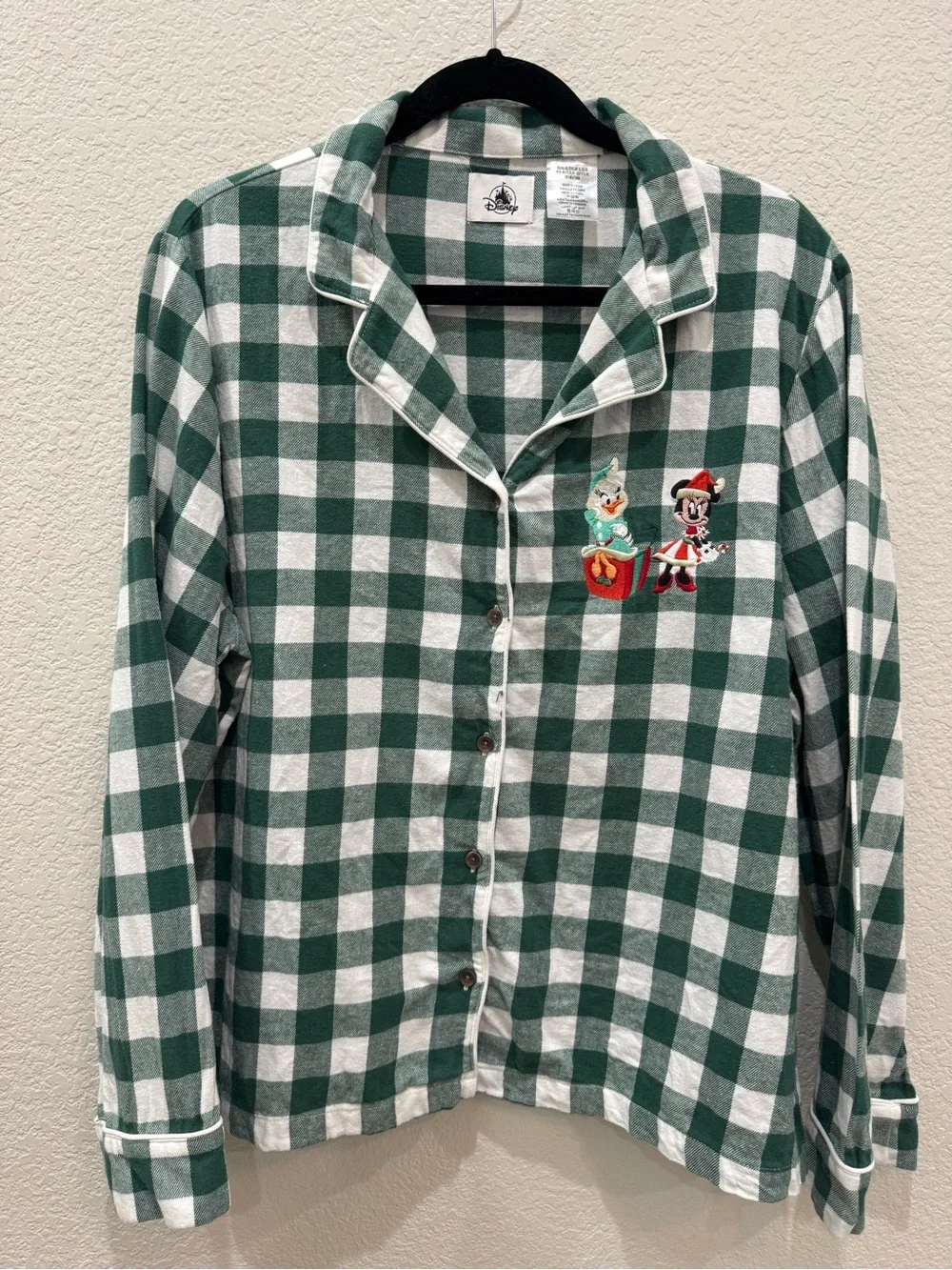 Disney Parks Minnie Mouse & Daisy Duck Christmas Pajama Top – Women’s XL - Picture 2 of 6